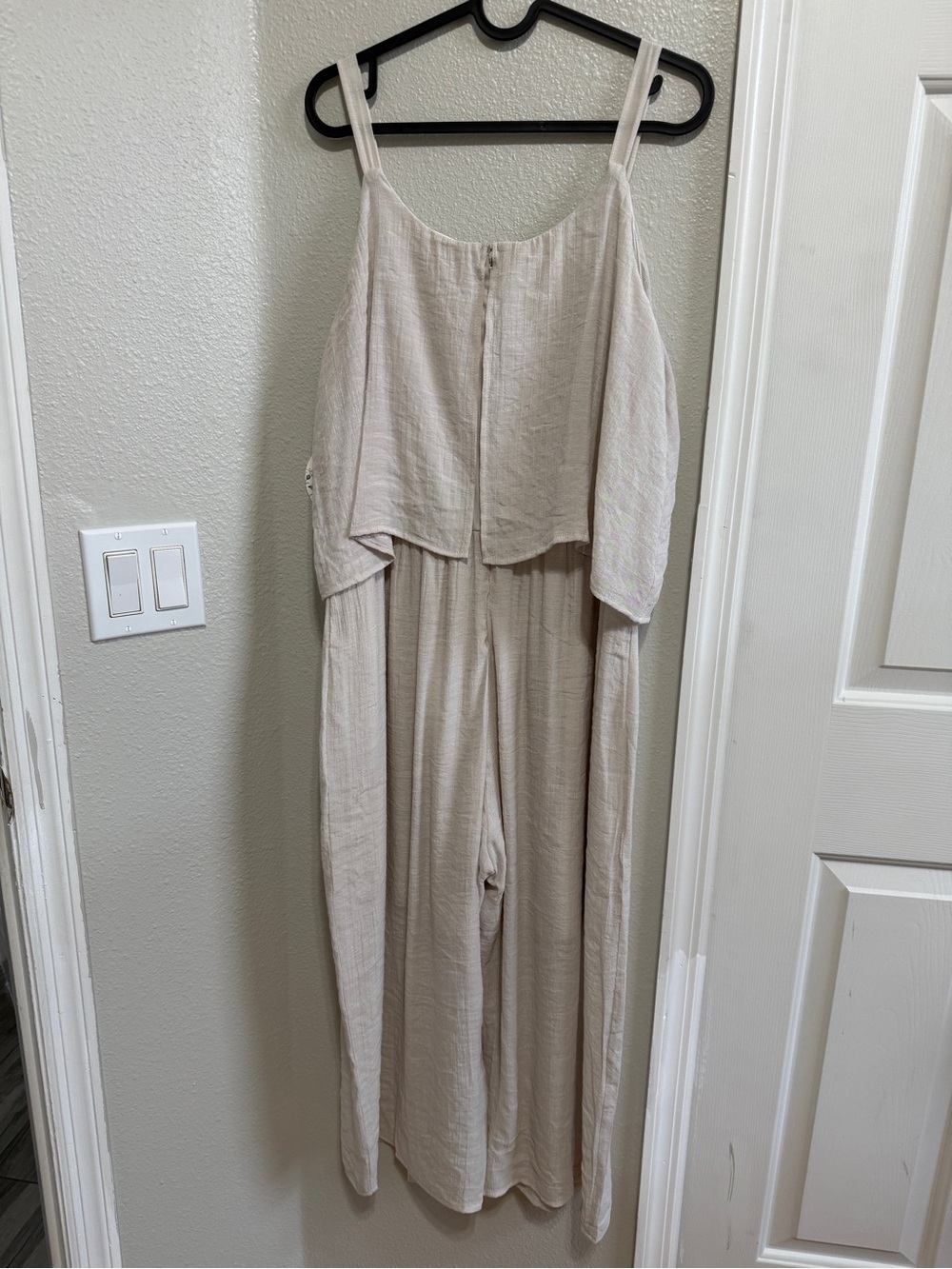 NAIF Beige Sleeveless Wide-Leg Jumpsuit - Picture 4 of 7